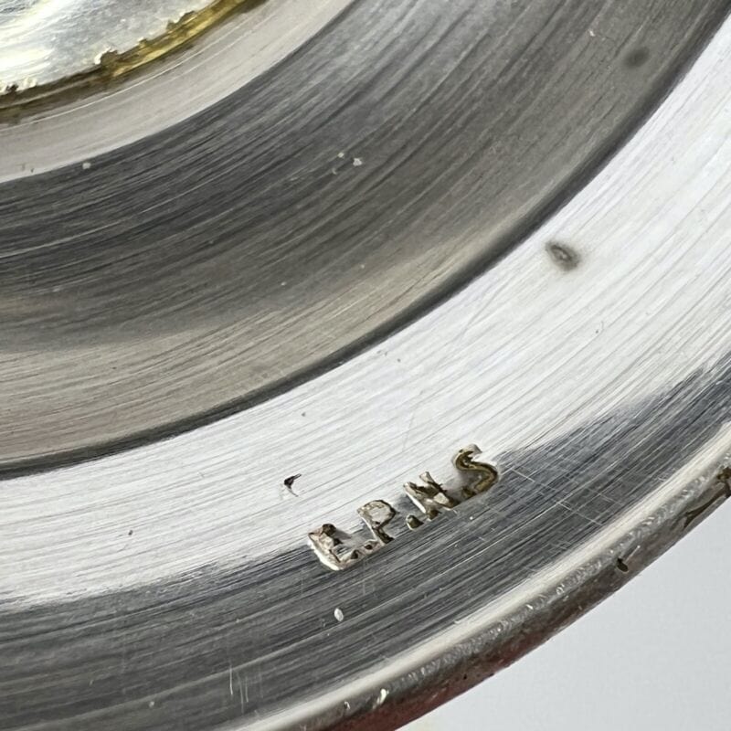 Portapenne da scrivania stile antico in argento silverplate sheffield boccale X Sheffield & Argento