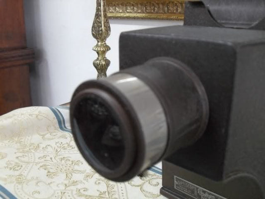PROIETTORE DI DIAPOSITIVE D'EPOCA VINTAGE OPTISCOP ENSIGNE N.5 SLIDE PROJECTOR Attrezzi e Strumenti