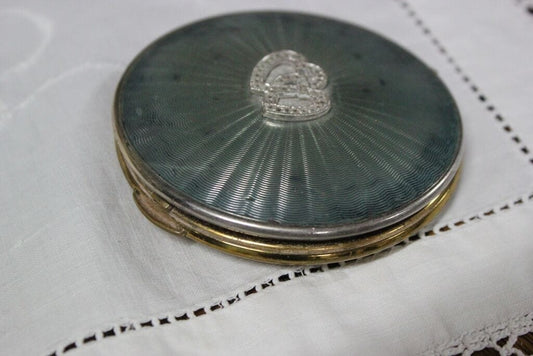 RARO PORTA CIPRIA VINTAGE DA COLLEZIONE  OLD ENGLISH POWDER COMPACT Portacipria