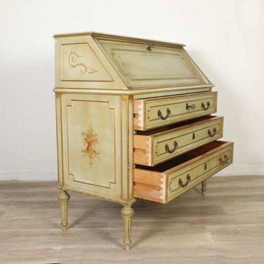 Ribalta antica ribaltina scrittoio stile veneziano secretaire antico trumeau Arredamento