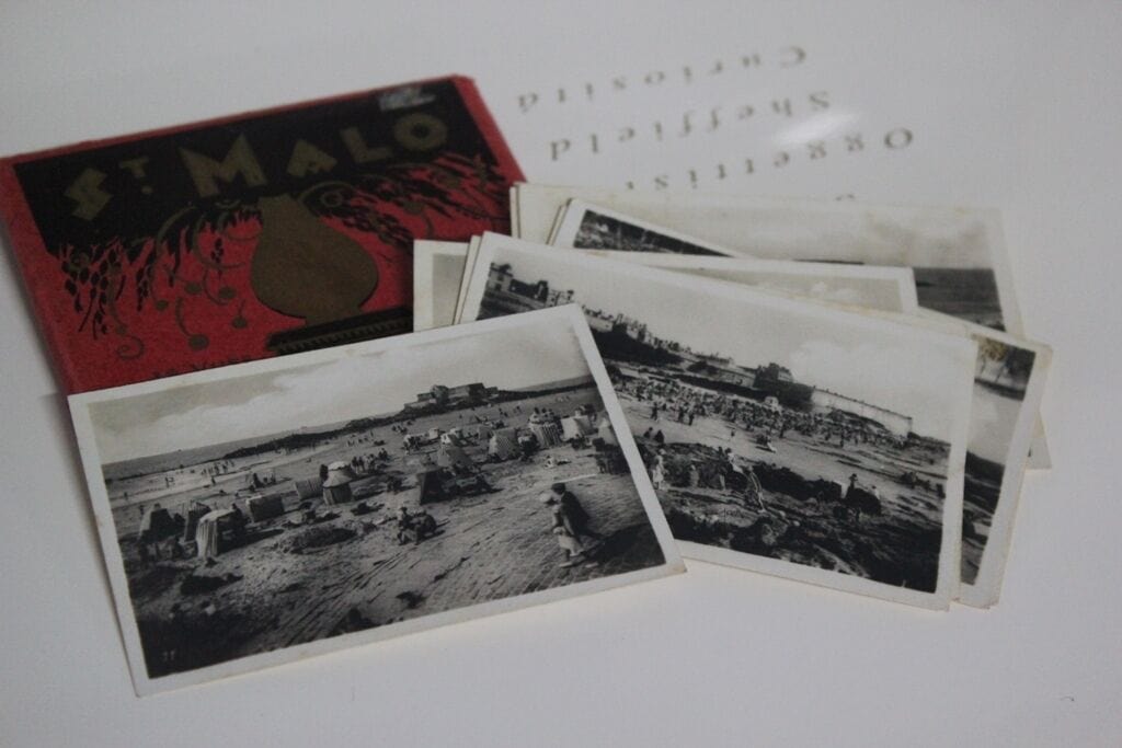 SAINT MALO' SOUVENIR DI 12 FOTOGRAFIE VINTAGE CARTOLINE DA COLLEZIONE Vintage
