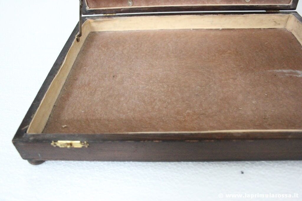SCATOLA ANTICA IN LEGNO PORTAPOSATE ANNI 30 - VINTAGE WOODEN BOX Scatole in legno