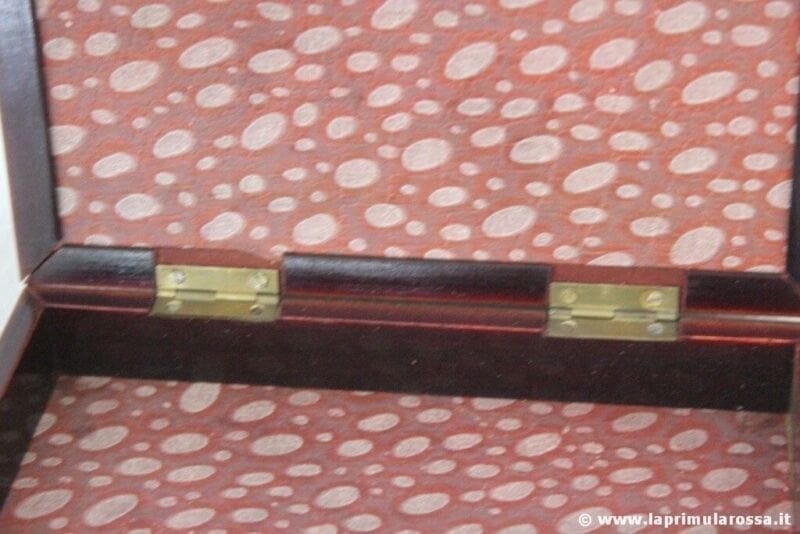 SCATOLA ANTICA IN LEGNO SOUVENIR CHERBOURG VINTAGE FRENCH WOODEN BOX Scatole in legno
