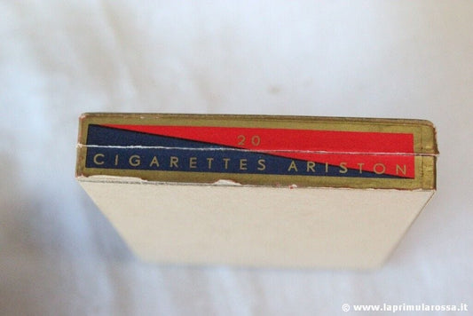SCATOLA DI SIGARETTE D'EPOCA MURATTI'S ARISTON VINTAGE POCKET CIGARETTES BOX Pubblicità vintage