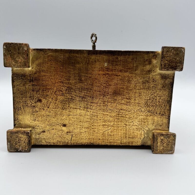 Scatola in legno vintage stile antica bauletto fiorentino con chiave portagioie Scatole in legno