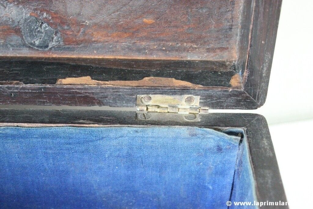 SCATOLA INGLESE EPOCA 800 IN LEGNO DI PALISSANDRO ANTIQUE VICTORIAN WOODEN BOX Scatole in legno