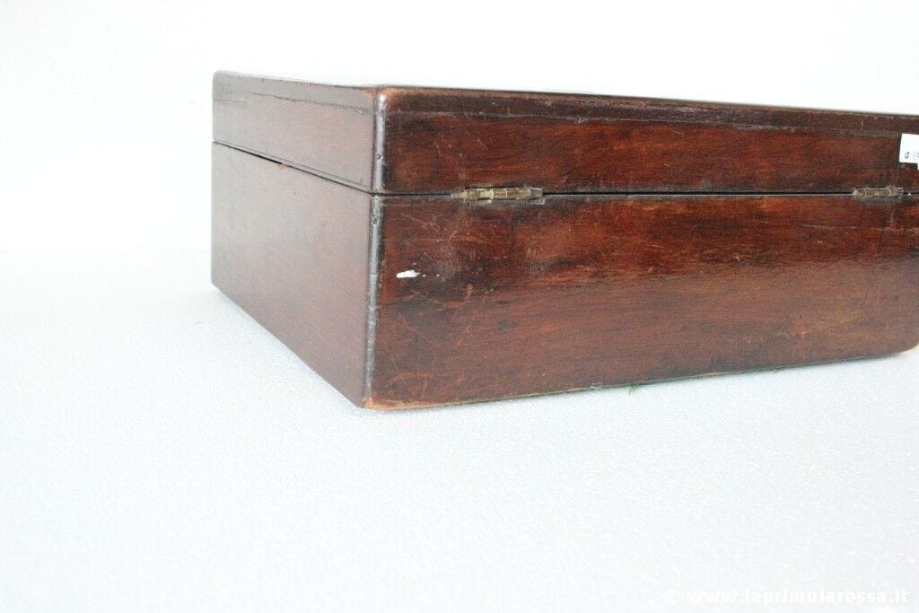 SCATOLA INGLESE EPOCA 800 IN LEGNO DI PALISSANDRO ANTIQUE VICTORIAN WOODEN BOX Scatole in legno