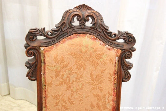 SEDIA INGLESE ANTICA IN LEGNO  POLTRONA EPOCA 800  VICTORIAN NURSING CHAIR Arredamento