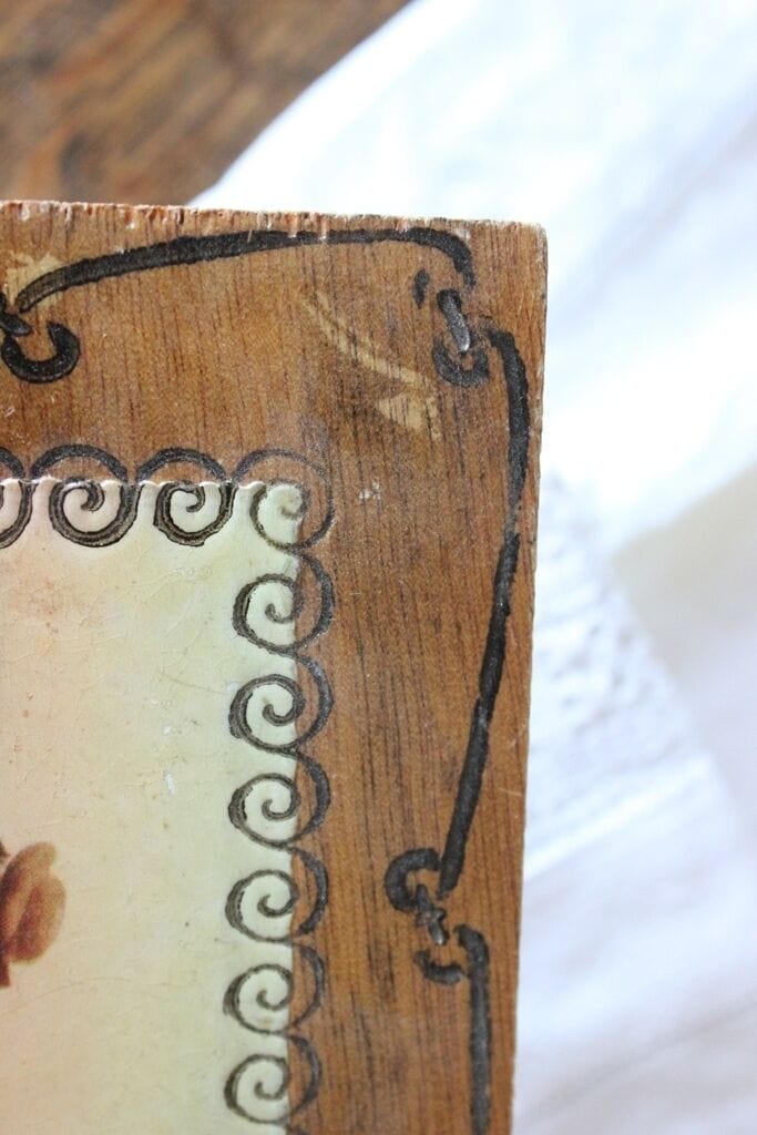 SEI CARTOLINE D'EPOCA SU LEGNO - CARTOLINA VINTAGE WOODEN FRENCH POSTCARDS Other