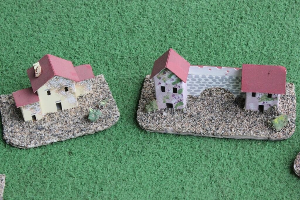 SEI CASETTE VINTAGE DIPINTE A MANO PER PRESEPE / POZZO - FONTANA - CASOLARE Other