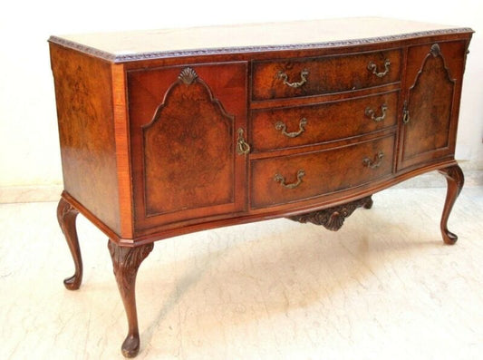 SERVANTE ANNI 40 IN RADICA - CREDENZA D'EPOCA  - ENGLISH 1930s SIDEBOARD MOBILE Arredamento
