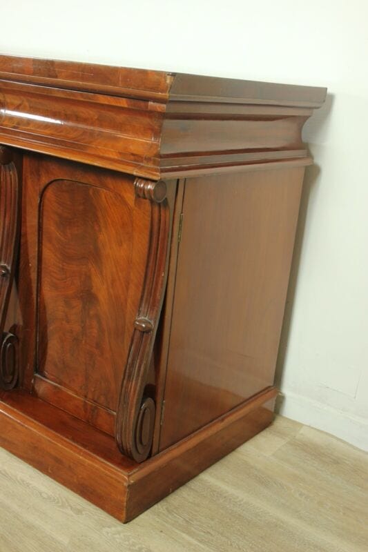 Servante credenza antica inglese in legno mogano epoca vittoriana mobile salone Arredamento