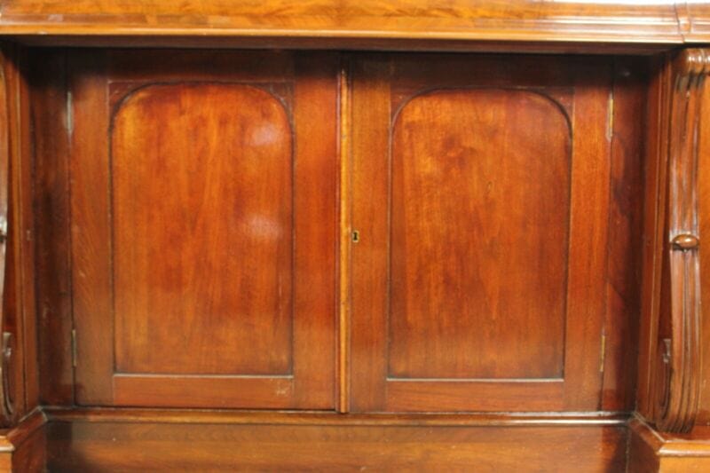 Servante credenza antica inglese in legno mogano epoca vittoriana mobile salone Arredamento