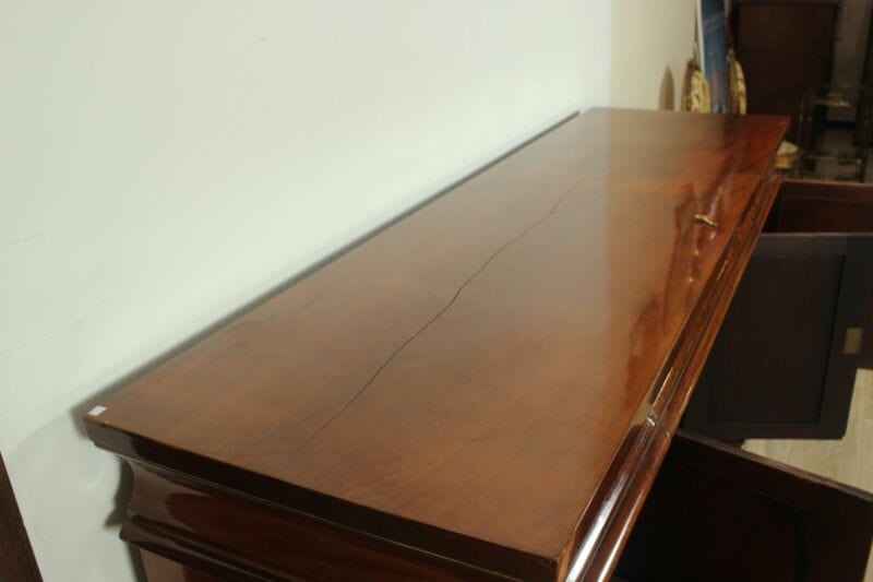 Servante credenza antica inglese in legno mogano epoca vittoriana mobile salone Arredamento
