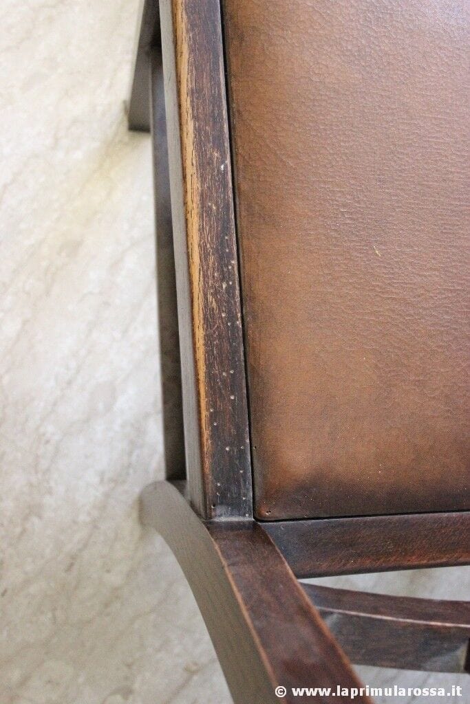 SET DI QUATTRO SEDIE D'EPOCA ROVERE - SEDIA ANNI 40 X TAVOLO DA PRANZO Arredamento