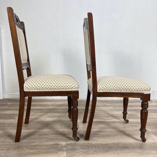 Set di sei Sedie antiche per sala da pranzo inglesi epoca 800 stile vittoriano Arredamento