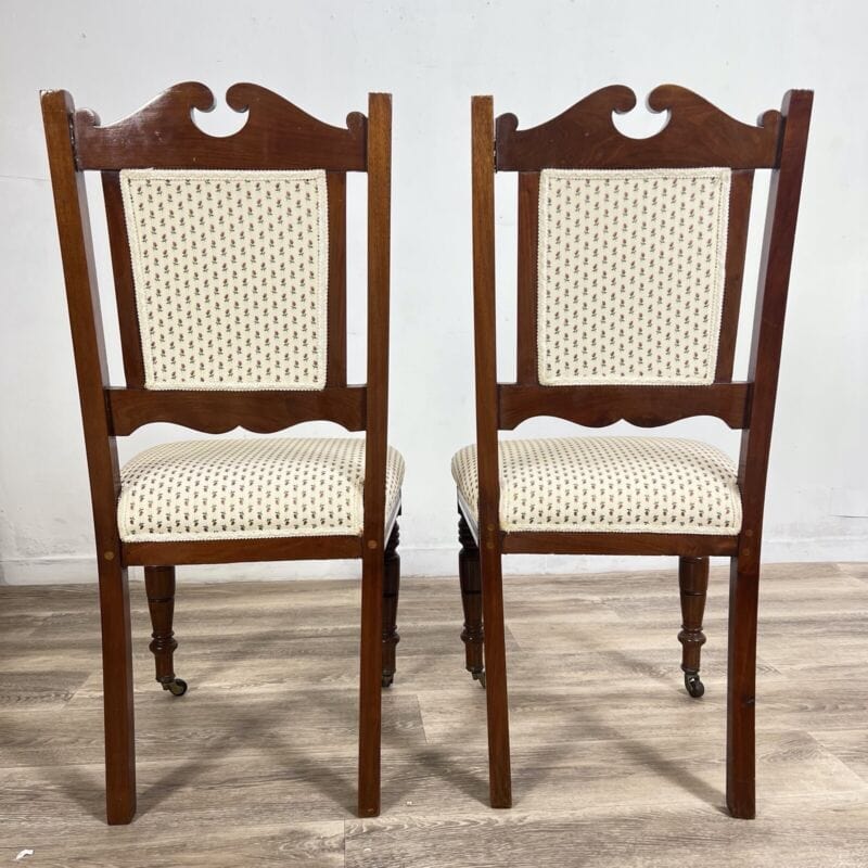 Set di sei Sedie antiche per sala da pranzo inglesi epoca 800 stile vittoriano Arredamento