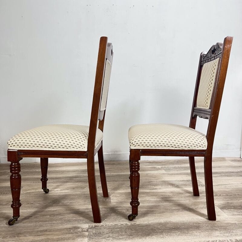 Set di sei Sedie antiche per sala da pranzo inglesi epoca 800 stile vittoriano Arredamento