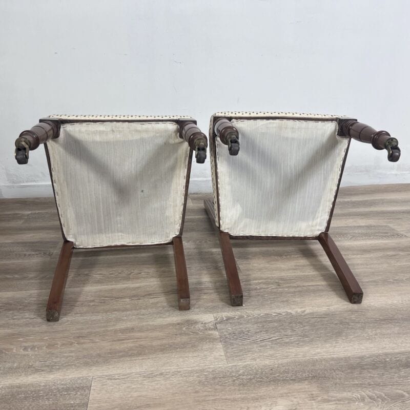 Set di sei Sedie antiche per sala da pranzo inglesi epoca 800 stile vittoriano Arredamento