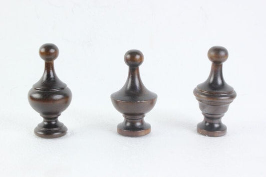 Set pomoli appendiabiti stile antico 800 da parete in legno attaccapanni puntali Complementi d'arredo