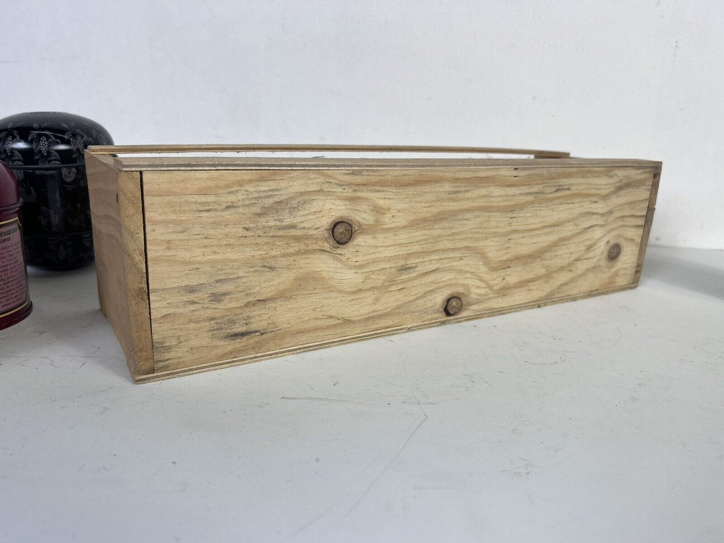 Set Scatole Da Caffè Vintage In Latta Con Mensolina Contenitori Da Collezione Pubblicità vintage