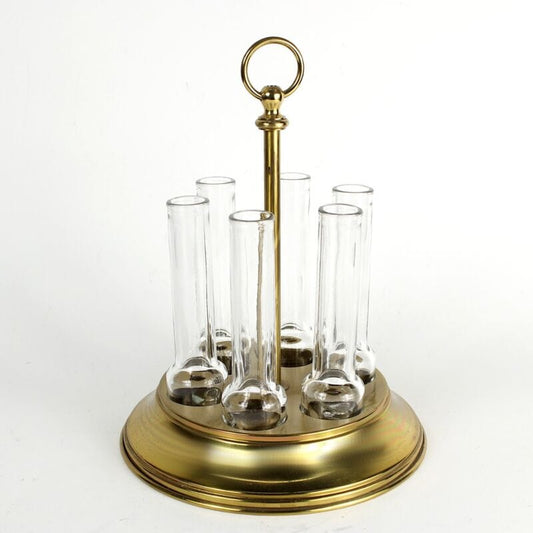 Set Servizio di Bicchieri vintage bicchierini in vetro da vodka liquore anni 70 Vetri e Cristalli