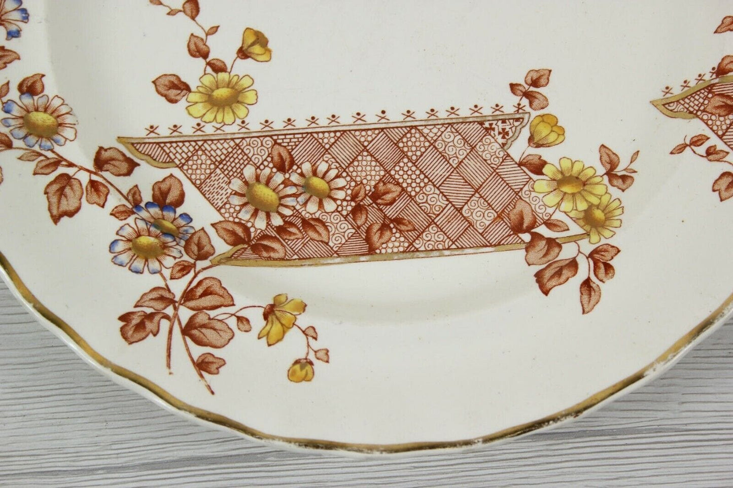 Set servizio di piatti antichi inglesi in ceramica Keeling & Co piatto piano Ceramiche e Porcellane