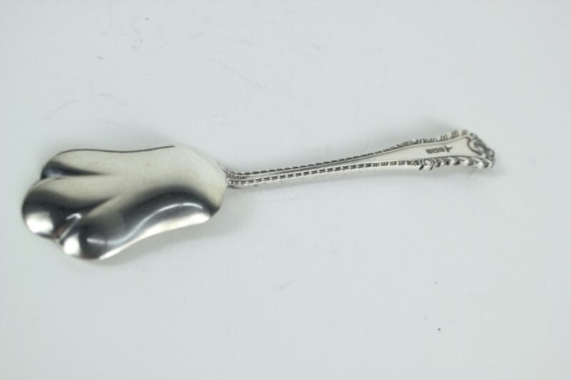 Set servizio di posate antiche in argento cucchiaini cucchiai con astuccio 1915 Sheffield & Argento