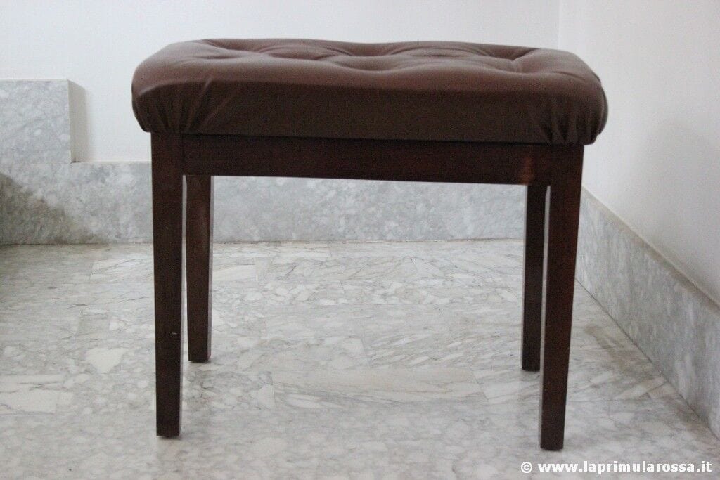SGABELLO REGOLABILE ANNI '90 X PIANOFORTE - POUF VINTAGE - VINTAGE PIANO STOOL Arredamento