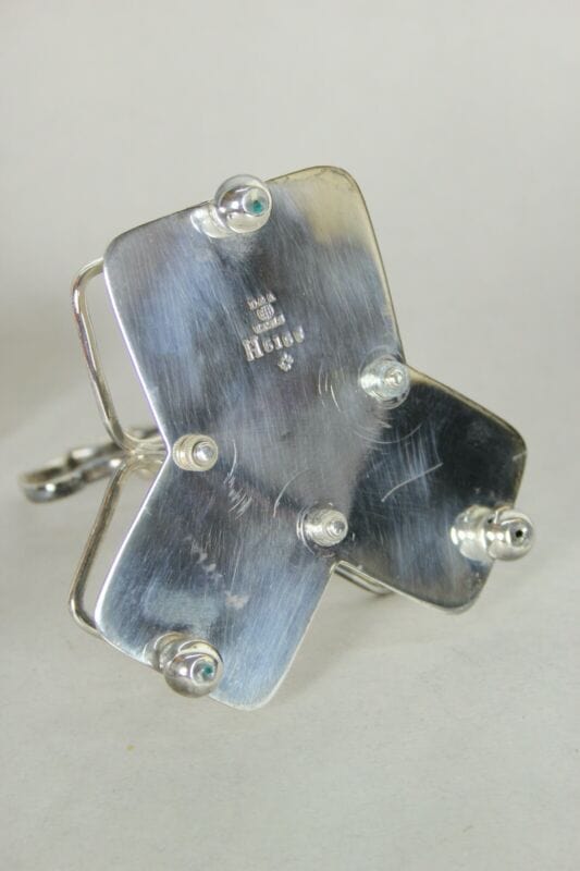 Silver Condiment set condimento in argento sheffield silver plated cristallo Sheffield & Argento