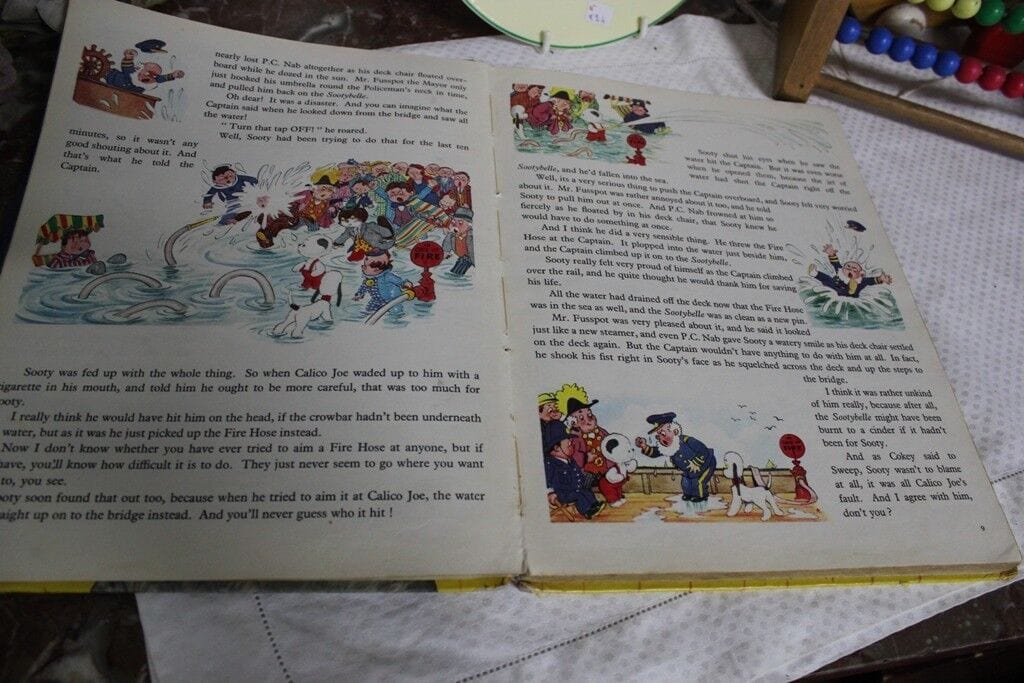 SOOTY 'S LIBRO c. 1960 IN LINGUA INGLESE - VINTAGE ENGLISH BOOK Libri