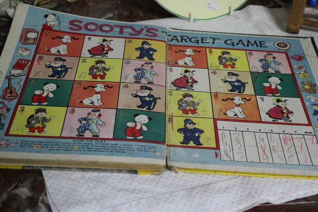 SOOTY 'S LIBRO c. 1960 IN LINGUA INGLESE - VINTAGE ENGLISH BOOK Libri