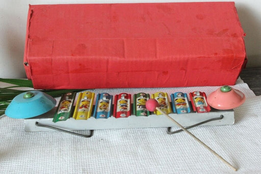 SOOTY XILOFONO IN LATTA - GIOCATTOLO D'EPOCA  ANNI '60 - VINTAGE TIN TOY Giocattoli vintage