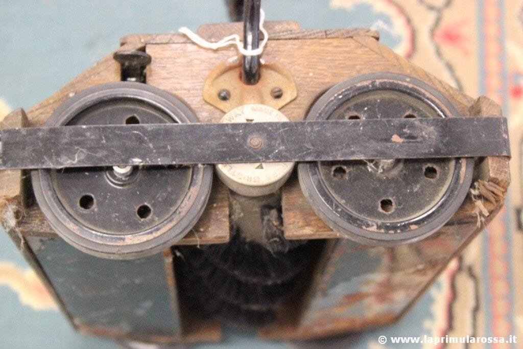 SPAZZATRICE MECCANICA D'EPOCA IN LEGNO - SCOPA ANNI 50  VINTAGE FLEETWAY SWEEPER Complementi d'arredo