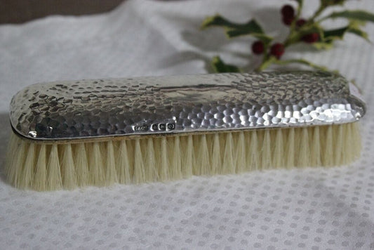 SPAZZOLA ANTICA IN ARGENTO ANNO 1913 L. cm 17 - VINTAGE STERLING SILVER BRUSH Sheffield & Argento