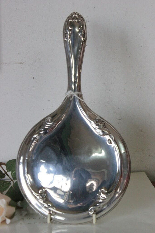 SPECCHIO D'EPOCA  IN SILVER PLATE DA TOILETTE - SPECCHIETTO  INGLESE PRIMI '900 Sheffield & Argento