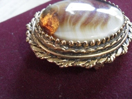 SPILLA D'EPOCA DI BIGIOTTERIA  \ BIJOUX  VINTAGE INGLESE Bigiotteria & Accessori