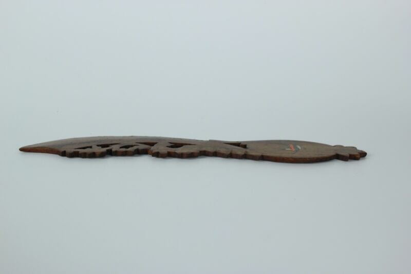 Tagliacarte coltello di Sorrento in legno intarsio sorrentino intagliato antico Complementi d'arredo