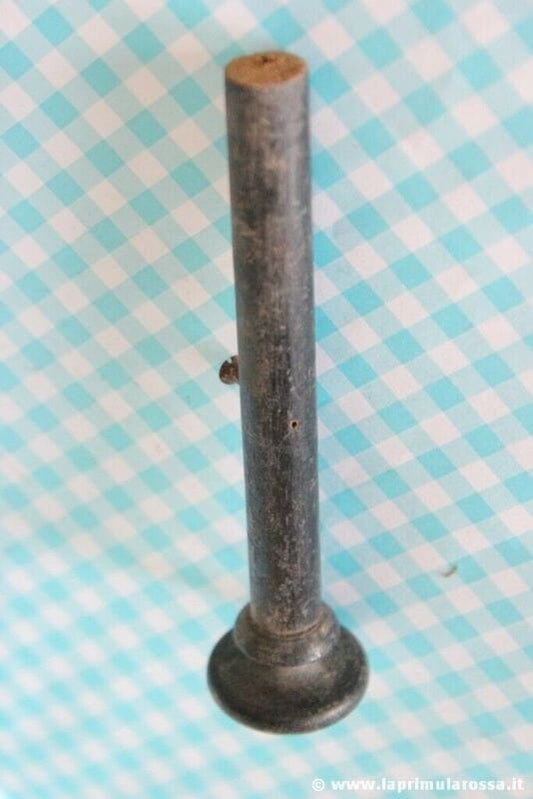 TASTO ANTICO IN LEGNO PER ARMONIUM - MANOPOLA D'EPOCA SILENCING - PEZZO RICAMBIO Restauro