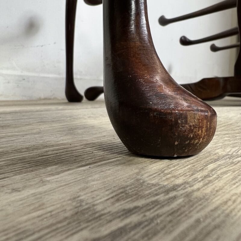 Tavolini tavolo antico trittico inglese da salotto basso in legno piano mogano Arredamento