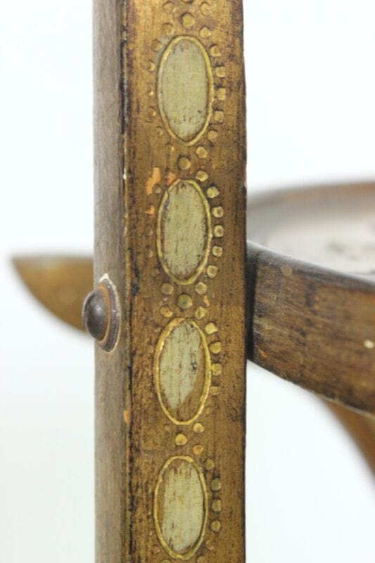 Tavolino antico a piu ripiani in legno etagere pieghevole porta dolci cake stand Arredamento