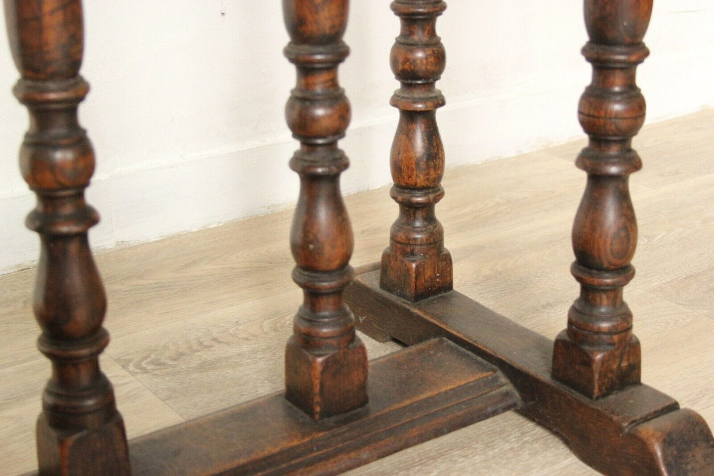 Tavolino antico da salotto tavolo consolle allungabile pieghevole in legno usato Arredamento