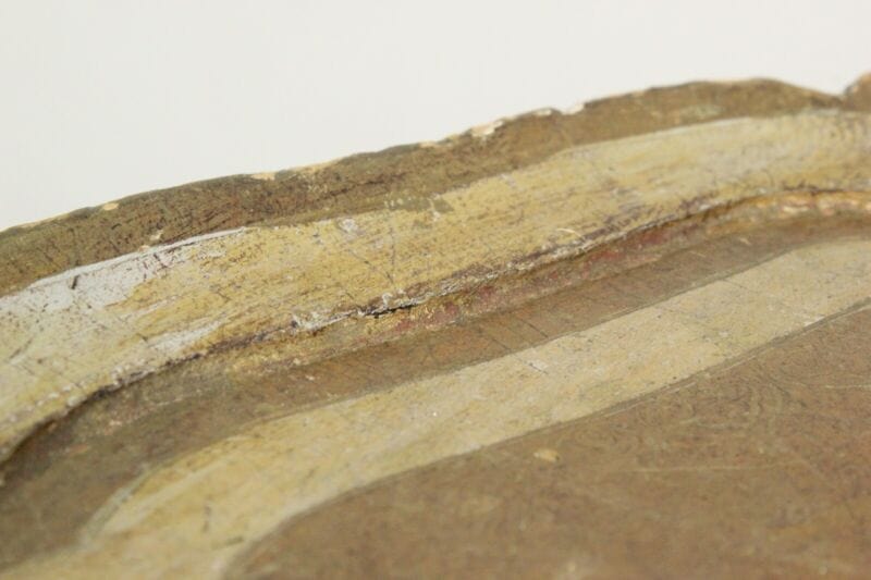 Tavolino antico rotondo tavolo in legno fiorentino da per salotto porta telefono Arredamento