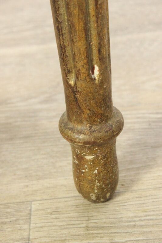 Tavolino antico rotondo tavolo in legno fiorentino da per salotto porta telefono Arredamento