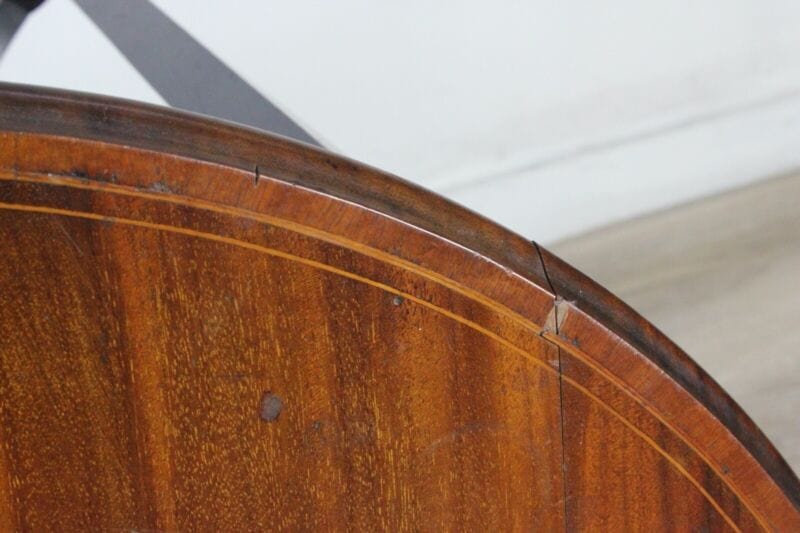 Tavolino antico rotondo tavolo in legno inglese intarsiato da per salotto tè Arredamento