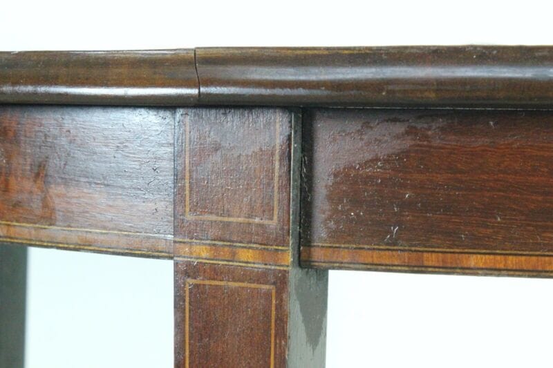 Tavolino antico rotondo tavolo in legno inglese intarsiato da per salotto tè Arredamento