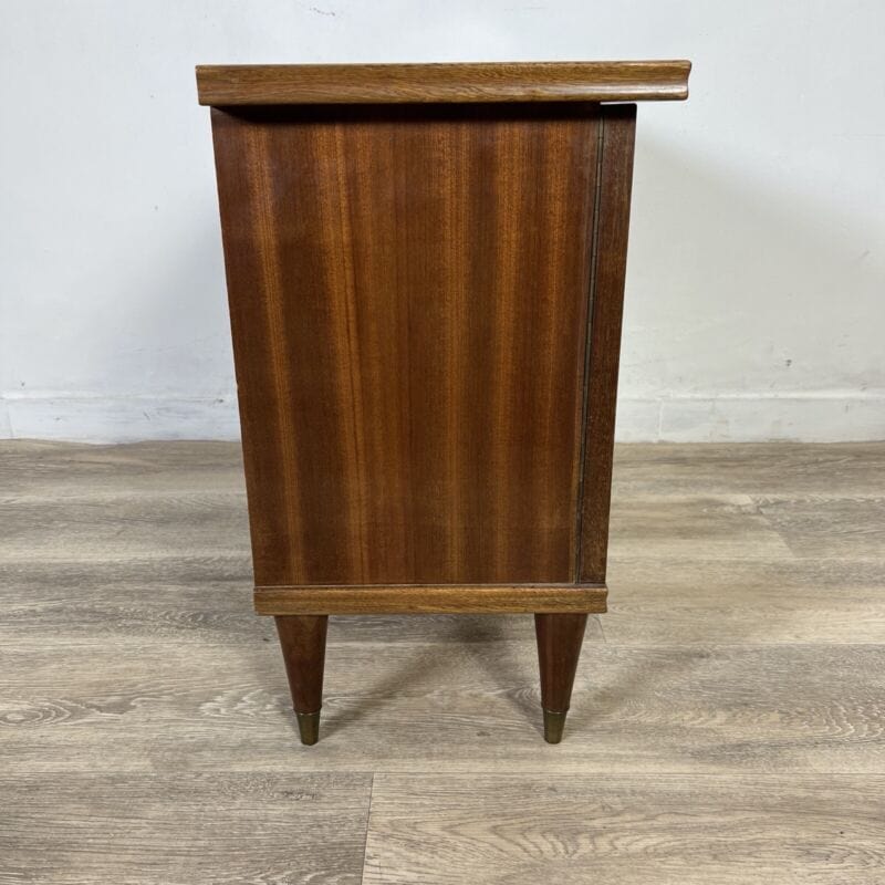 Tavolino Antico stile anni 50 Comodino Mobiletto vintage in legno modernariato Arredamento