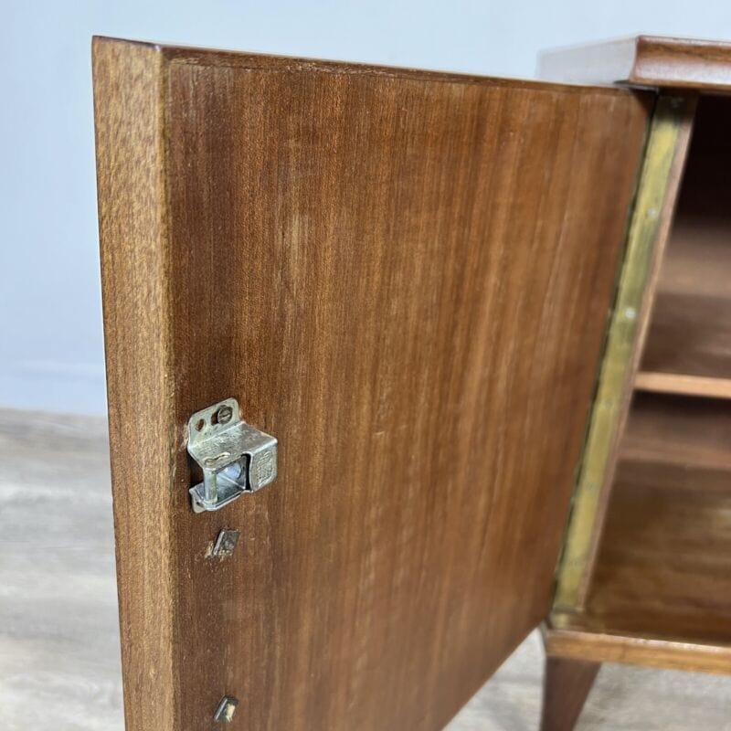 Tavolino Antico stile anni 50 Comodino Mobiletto vintage in legno modernariato Arredamento
