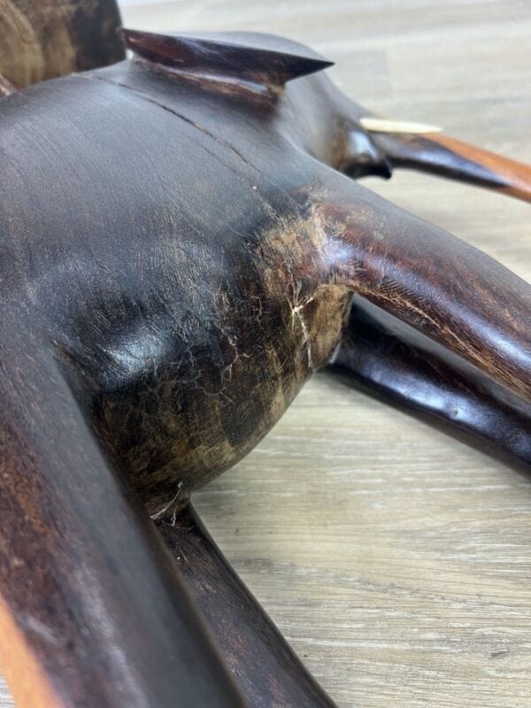 Tavolino in legno sgabello scultura di Elefante per divano tavolo da appoggio Arredamento