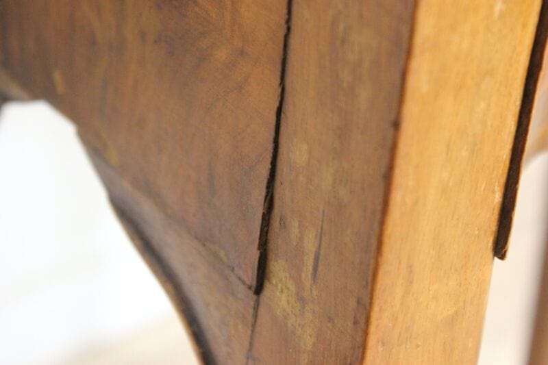 Tavolino intarsiato stile antico Luigi XV mobile porta telefono con cassetto Arredamento